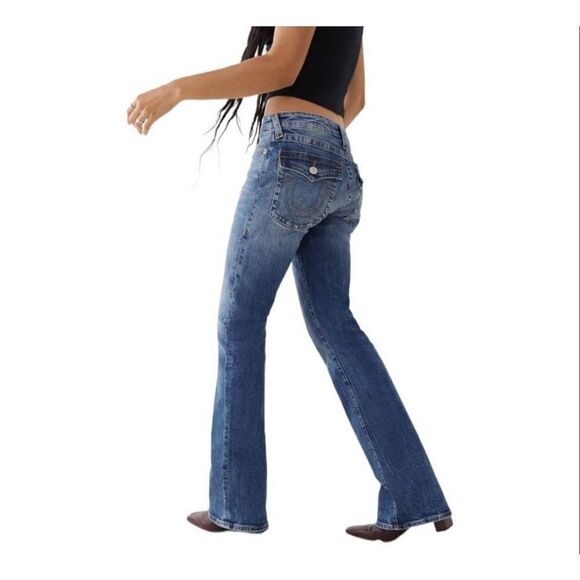 TRUE RELIGION Bridget Stone & Tint Jeans Size 27 - Picture 3 of 6